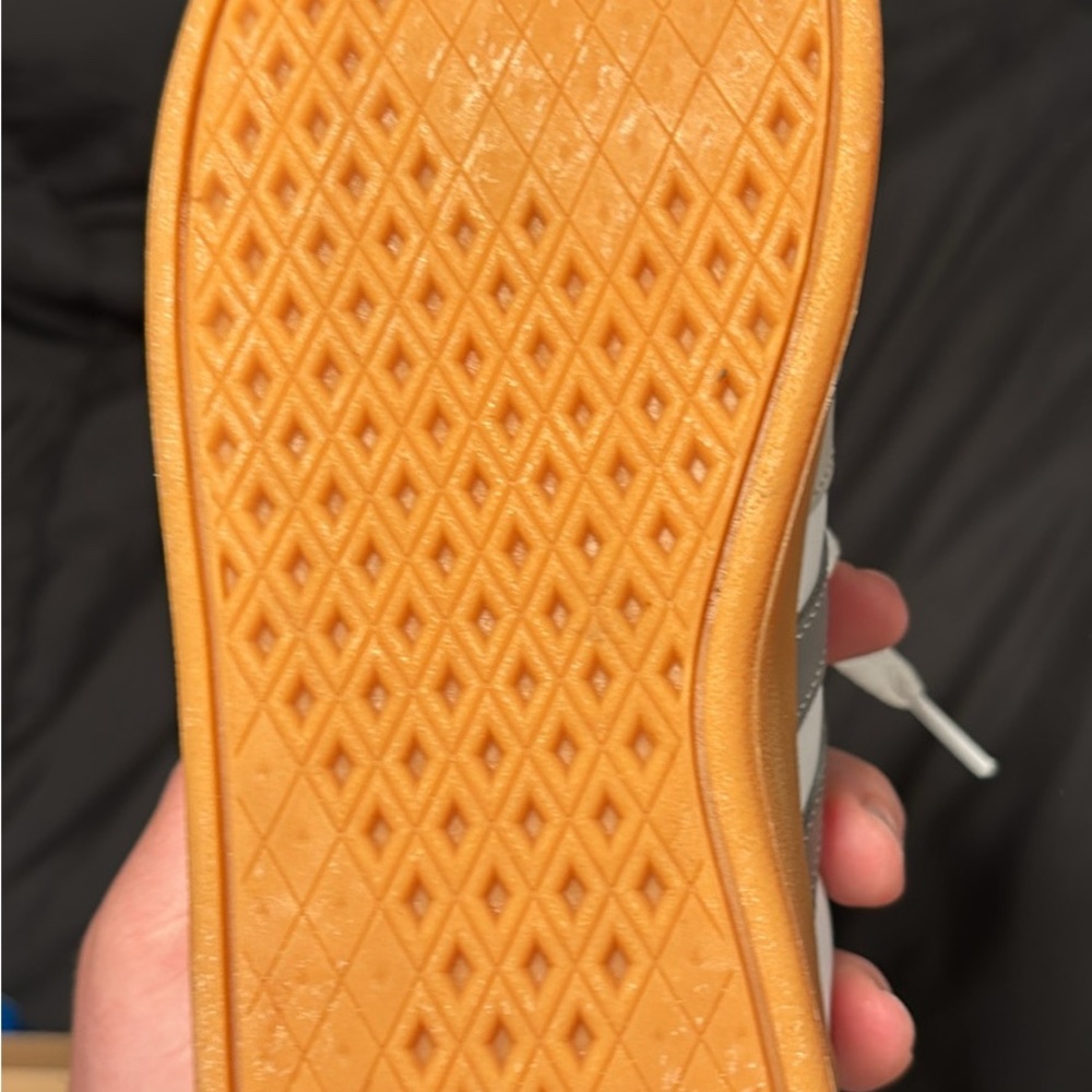 adidas White and Tan Sneakers